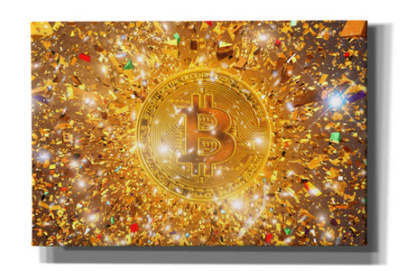 'Bitcoin Gilt', Canvas Wall Art