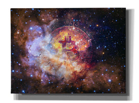 'Bitcoin Nebula', Canvas Wall Art