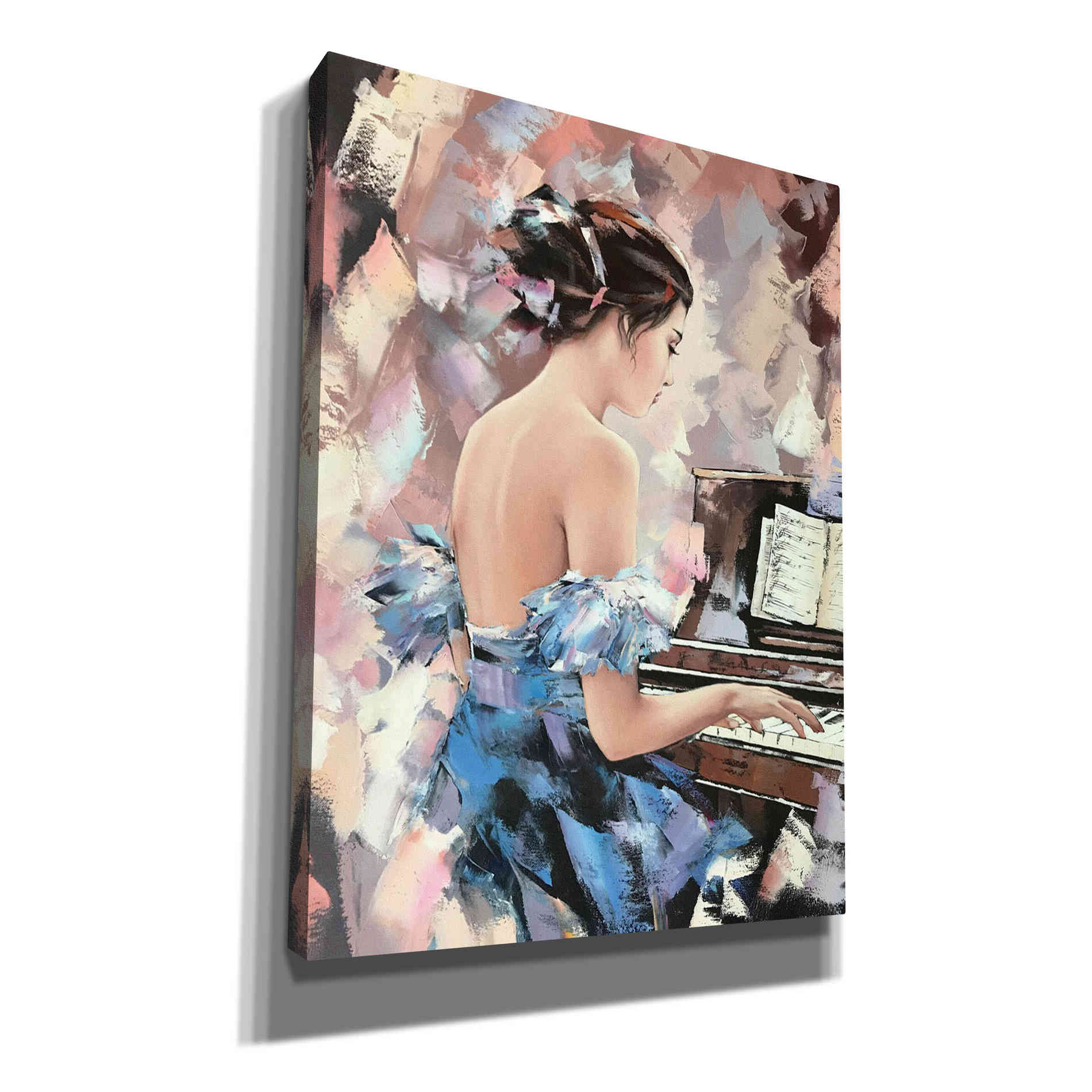 'Moonlight Sonata' by Alexander Gunin, Canvas Wall Art