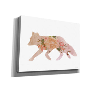 'Meadow Flora Fox' by Bluebird Barn, Canvas Wall Art