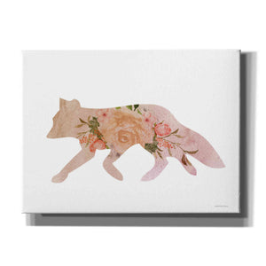 'Meadow Flora Fox' by Bluebird Barn, Canvas Wall Art