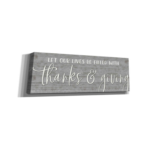 Image of 'Thanks & Giving' by Susie Boyer, Canvas Wall Art