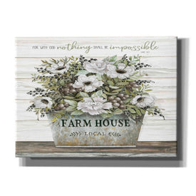 'Nothing Shall Be Impossible' by Cindy Jacobs, Canvas Wall Art