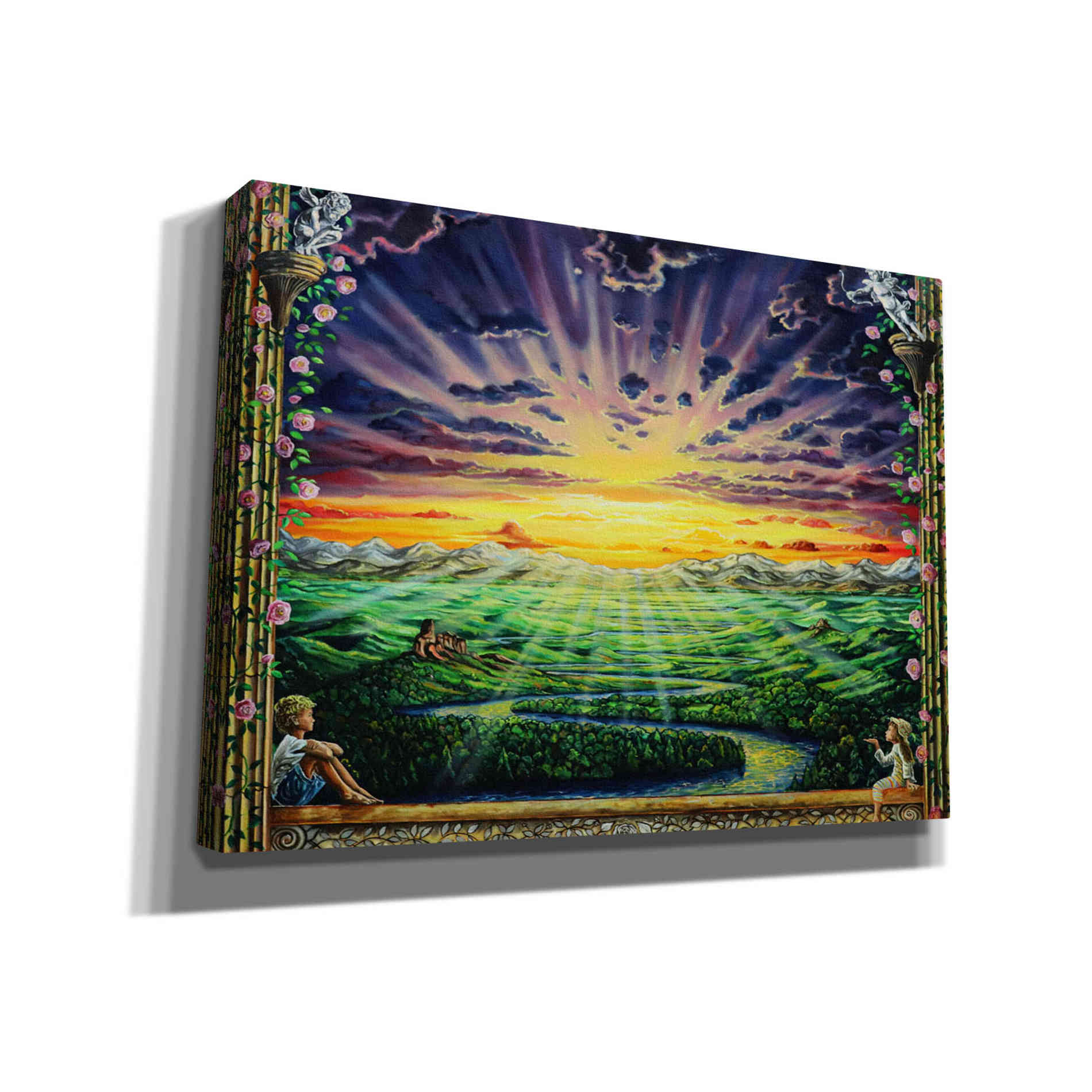 'Window To Paradise' by Jan Kasparec, Canvas Wall Art
