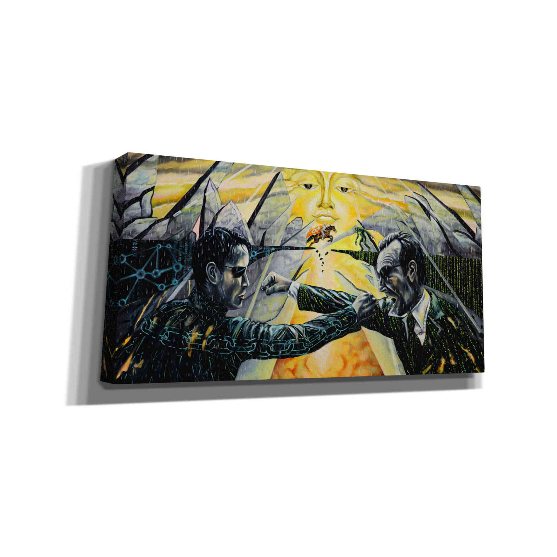 'Battle' by Jan Kasparec, Canvas Wall Art