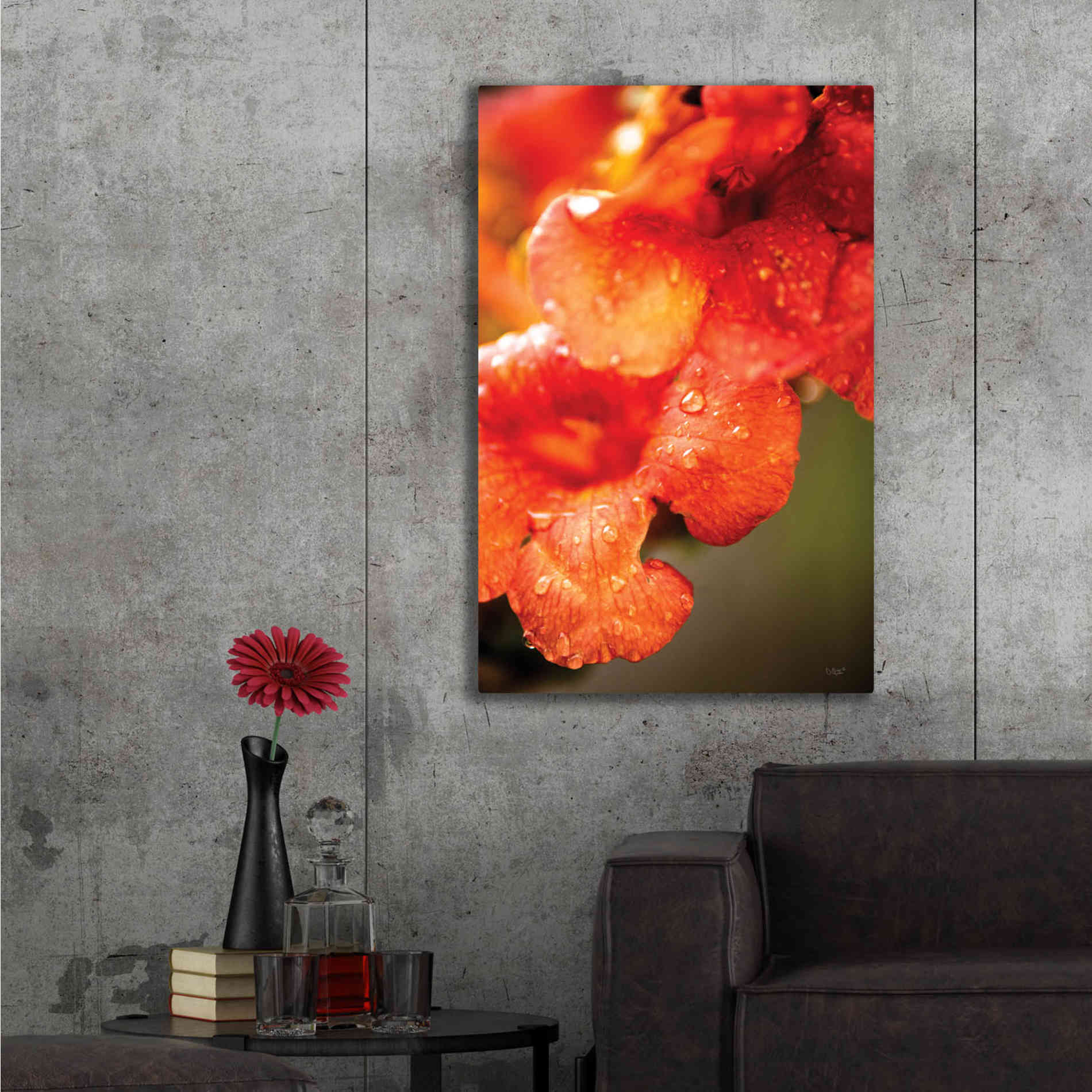 'Orange Glory' by Donnie Quillen, Canvas Wall Art,40 x 60