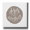'Jesus Over Everything' by Imperfect Dust, Canvas Wall Art