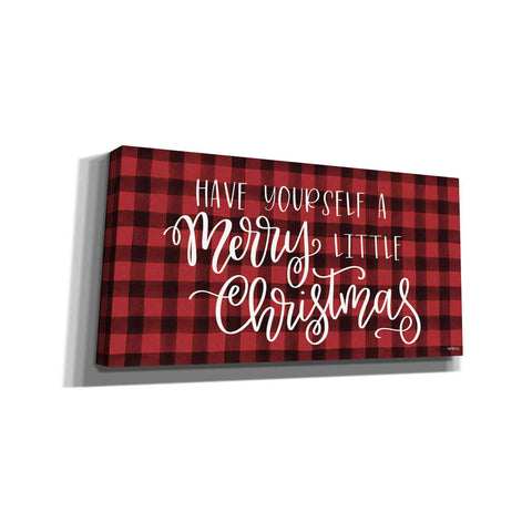 Image of 'Merry Little Christmas' by Imperfect Dust, Canvas Wall Art