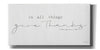 'In All Things Give Thanks' by Jaxn Blvd, Canvas Wall Art