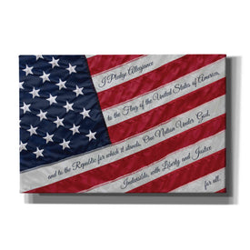 'I Pledge Allegiance II' by Lori Deiter, Canvas Wall Art