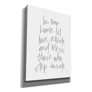 'Let Love Abide' by Lux + Me, Canvas Wall Art