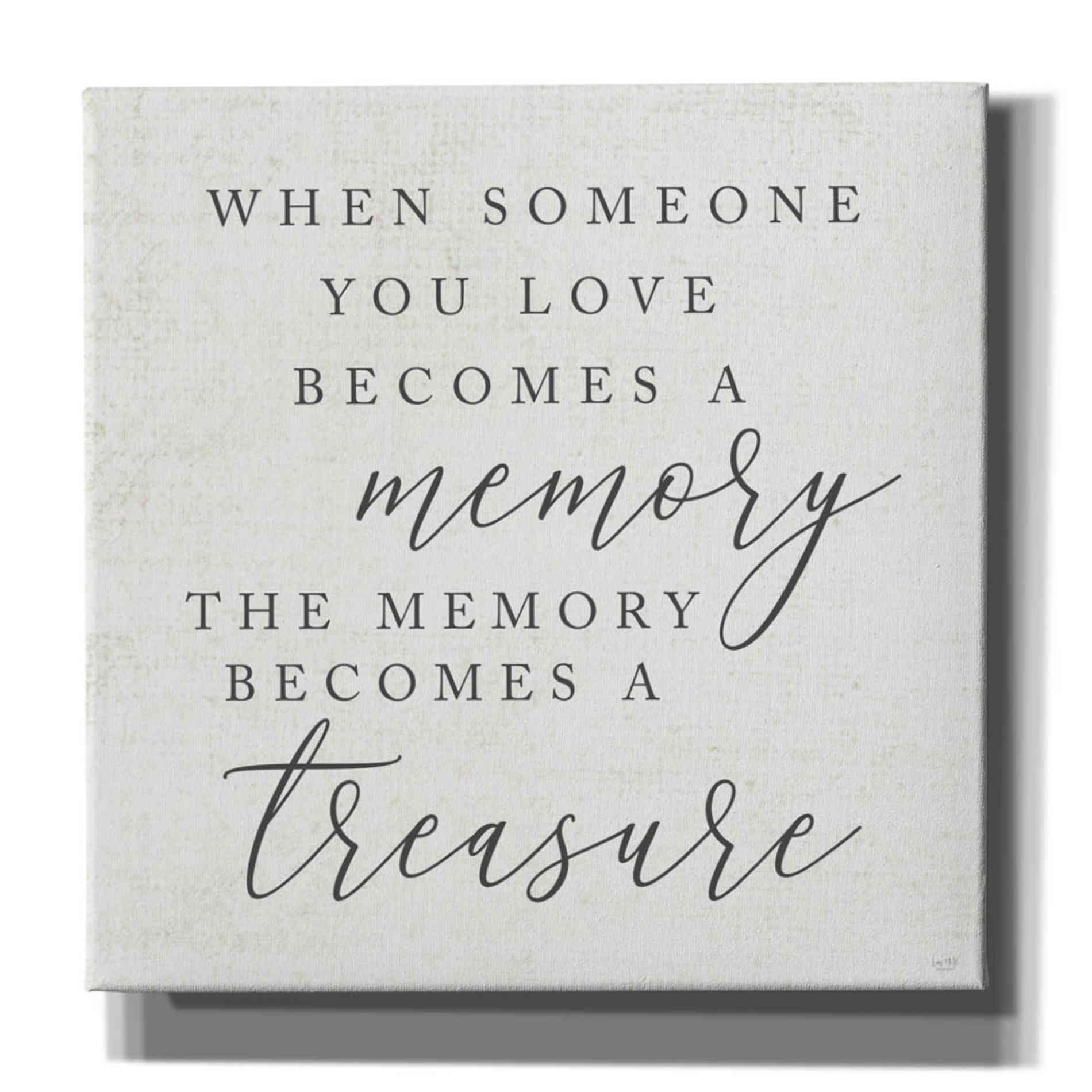 'Treasured Memory' by Lux + Me, Canvas Wall Art
