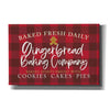 'Gingerbread Baking Company' by Lux + Me, Canvas Wall Art
