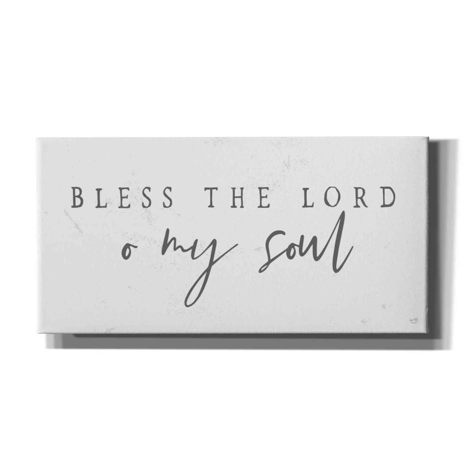 'Bless the Lord' by Lux + Me, Canvas Wall Art