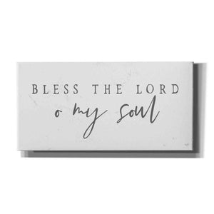 'Bless the Lord' by Lux + Me, Canvas Wall Art