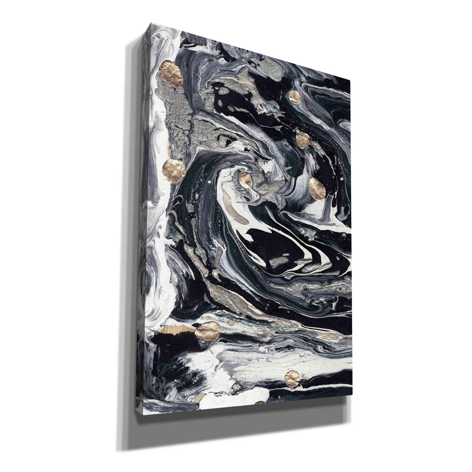 'Ebony and Ivory I' by Alicia Ludwig, Canvas Wall Art