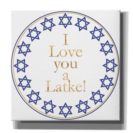 'Punny Hanukkah Collection G' by Alicia Ludwig, Canvas Wall Art