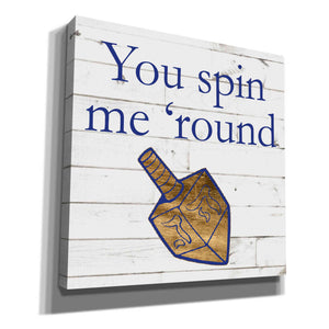'Punny Hanukkah Collection D' by Alicia Ludwig, Canvas Wall Art
