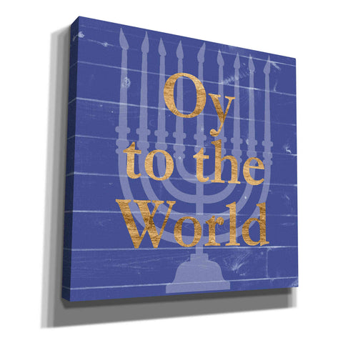 Image of 'Punny Hanukkah Collection E' by Alicia Ludwig, Canvas Wall Art