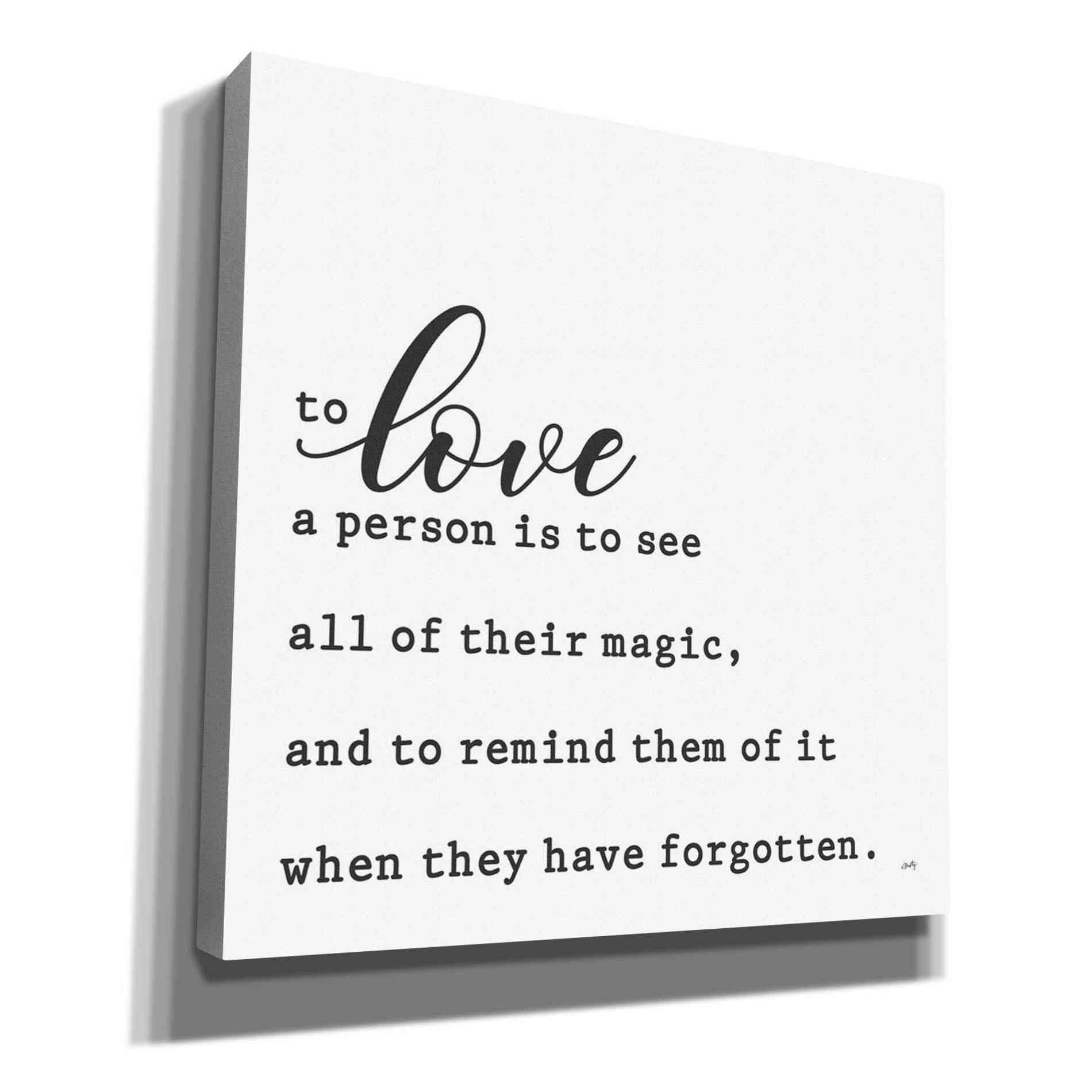 'To Love' by Misty Michelle, Canvas Wall Art