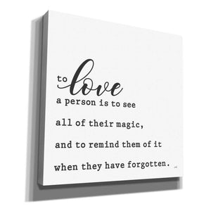 'To Love' by Misty Michelle, Canvas Wall Art
