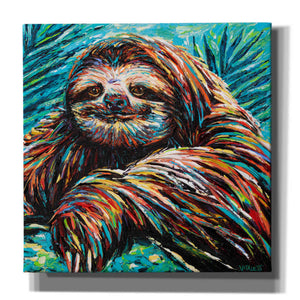'Painted Sloth I' by Carolee Vitaletti, Canvas Wall Art