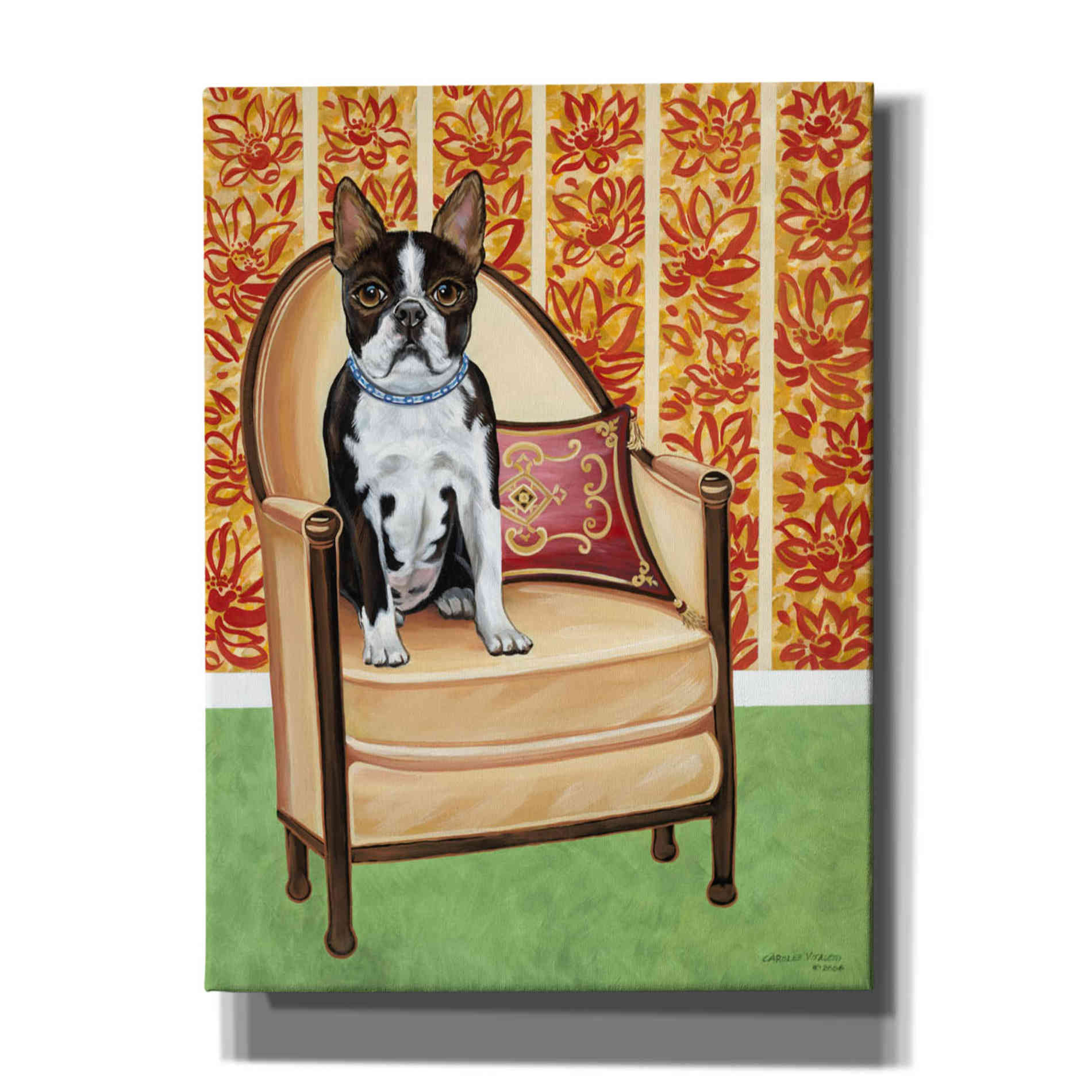 'Oreo Cookie Boston' by Carolee Vitaletti, Canvas Wall Art