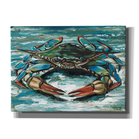 Image of 'Blue Palette Crab II' by Carolee Vitaletti, Canvas Wall Art