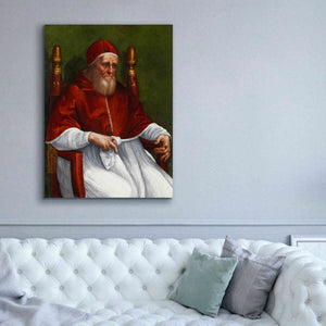 'Portrait of Pope Julius II' by Raphael, Canvas Wall Art,40 x 54
