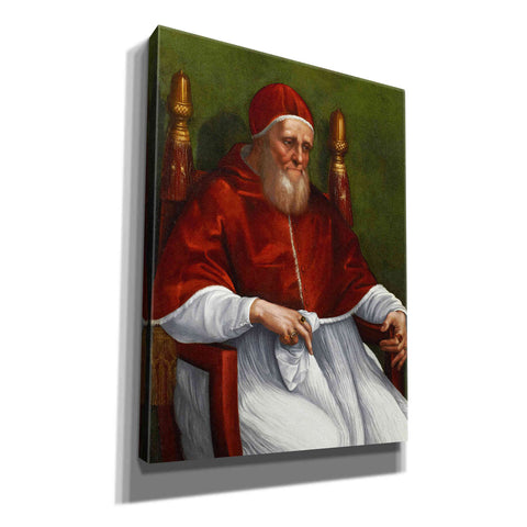 Image of 'Portrait of Pope Julius II' by Raphael, Canvas Wall Art