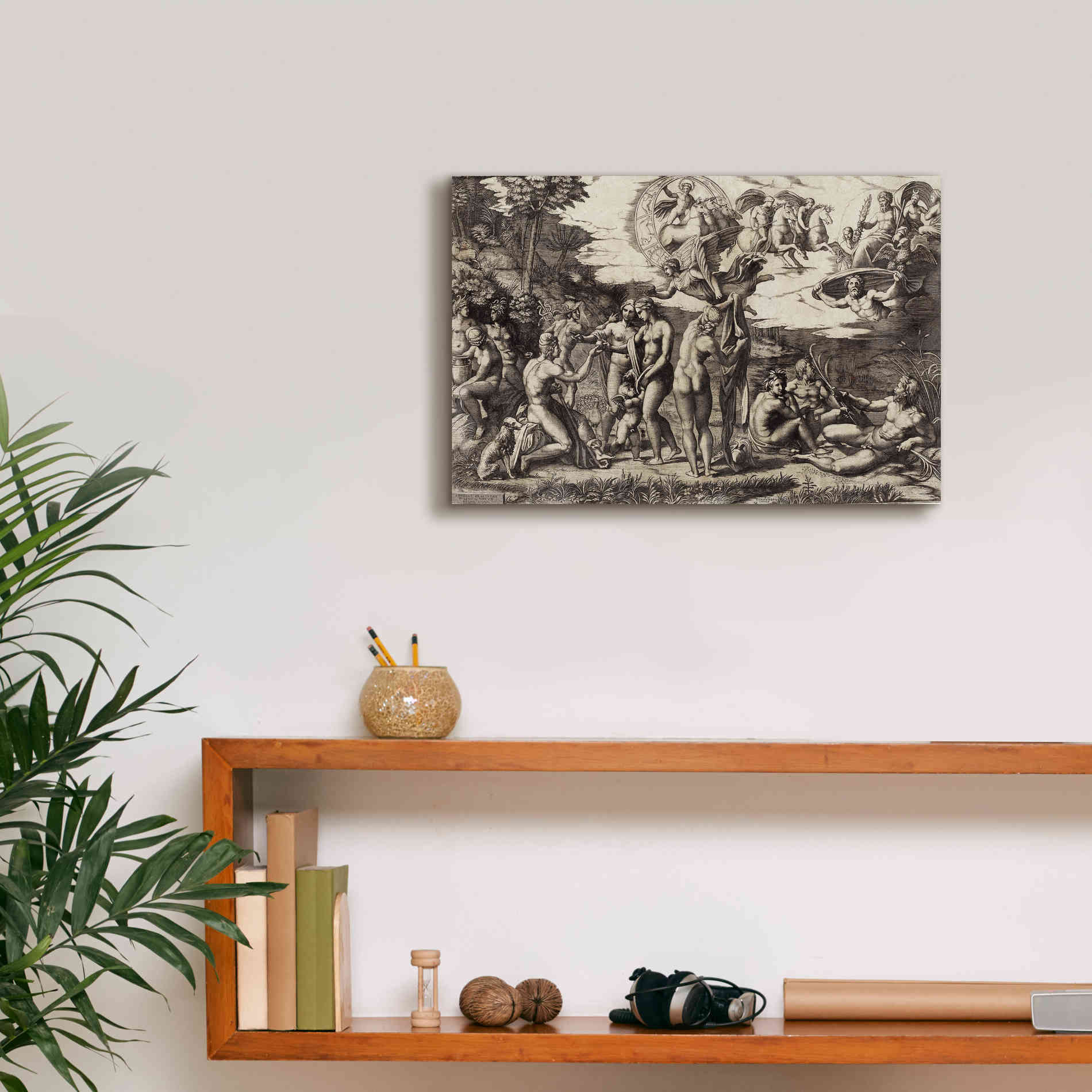 'The Transfiguration' by Raphael, Canvas Wall Art,18 x 12