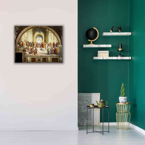 Image of 'The School of Athens' by Raphael, Canvas Wall Art,34 x 26