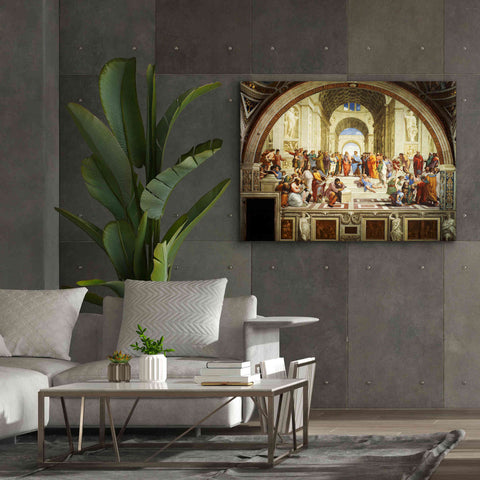 Image of 'The School of Athens' by Raphael, Canvas Wall Art,54 x 40
