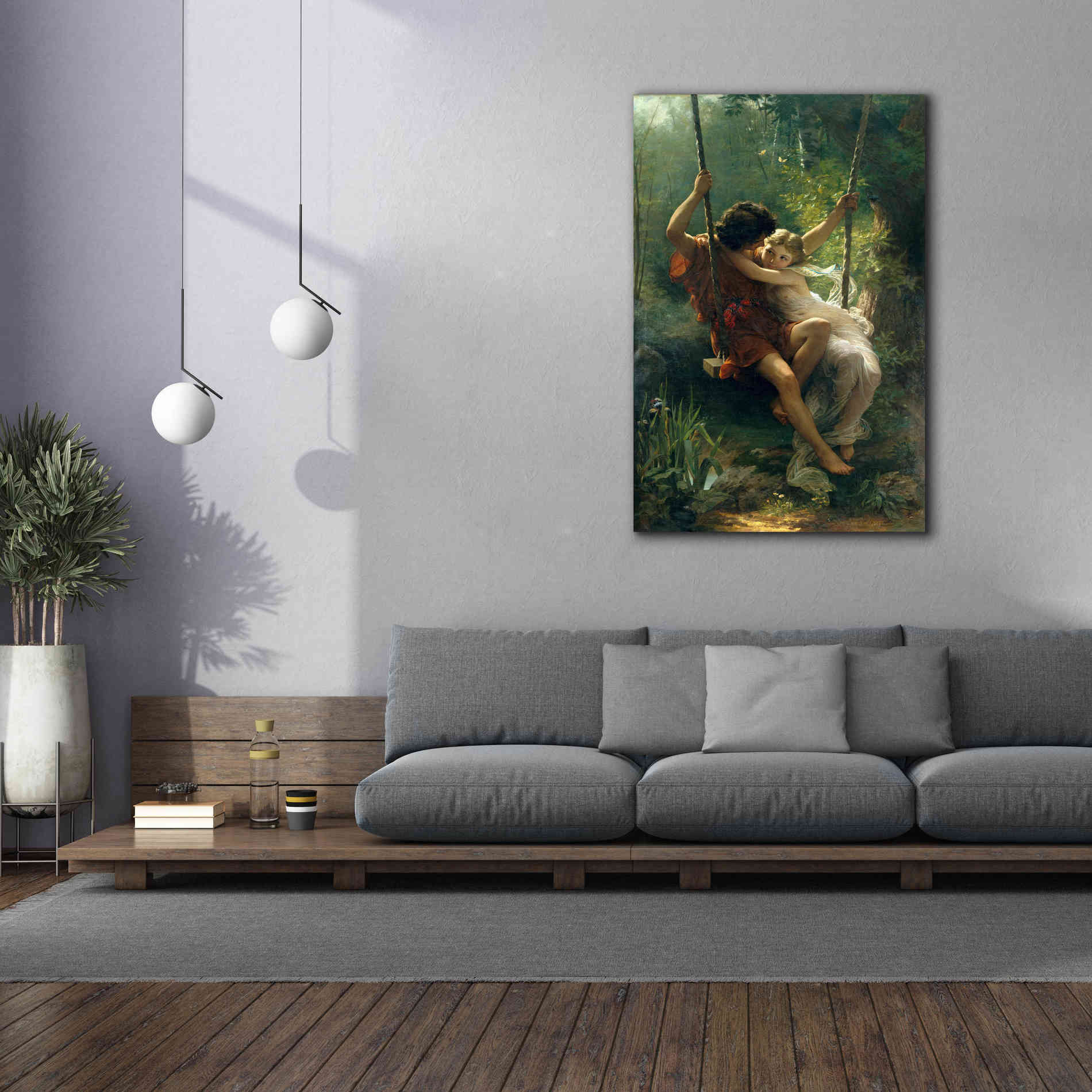'Springtime' by Pierre Auguste Cot, Canvas Wall Art,40 x 60