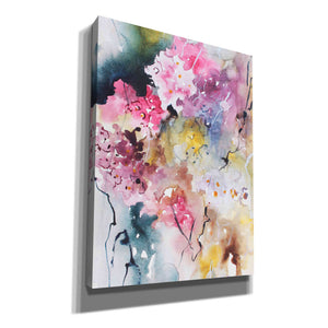 'Blooms Aquas III' by Leticia Herrera, Canvas Wall Art