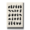 'Sign Language I' by Emma Scarvey, Canvas Wall Art