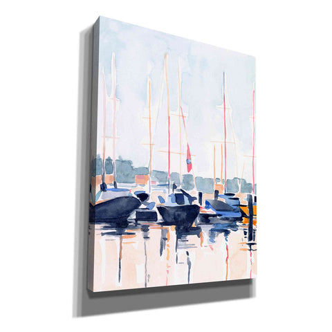 Image of 'Watercolor Boat Club II' by Emma Scarvey, Canvas Wall Art