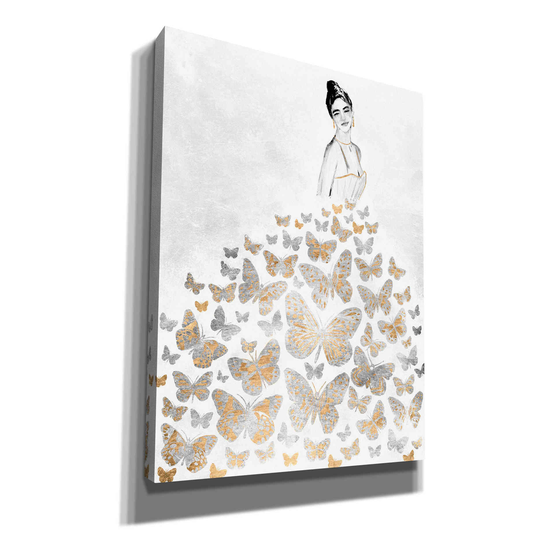 'Fluttering Gown I' by Annie Warren, Canvas Wall Art