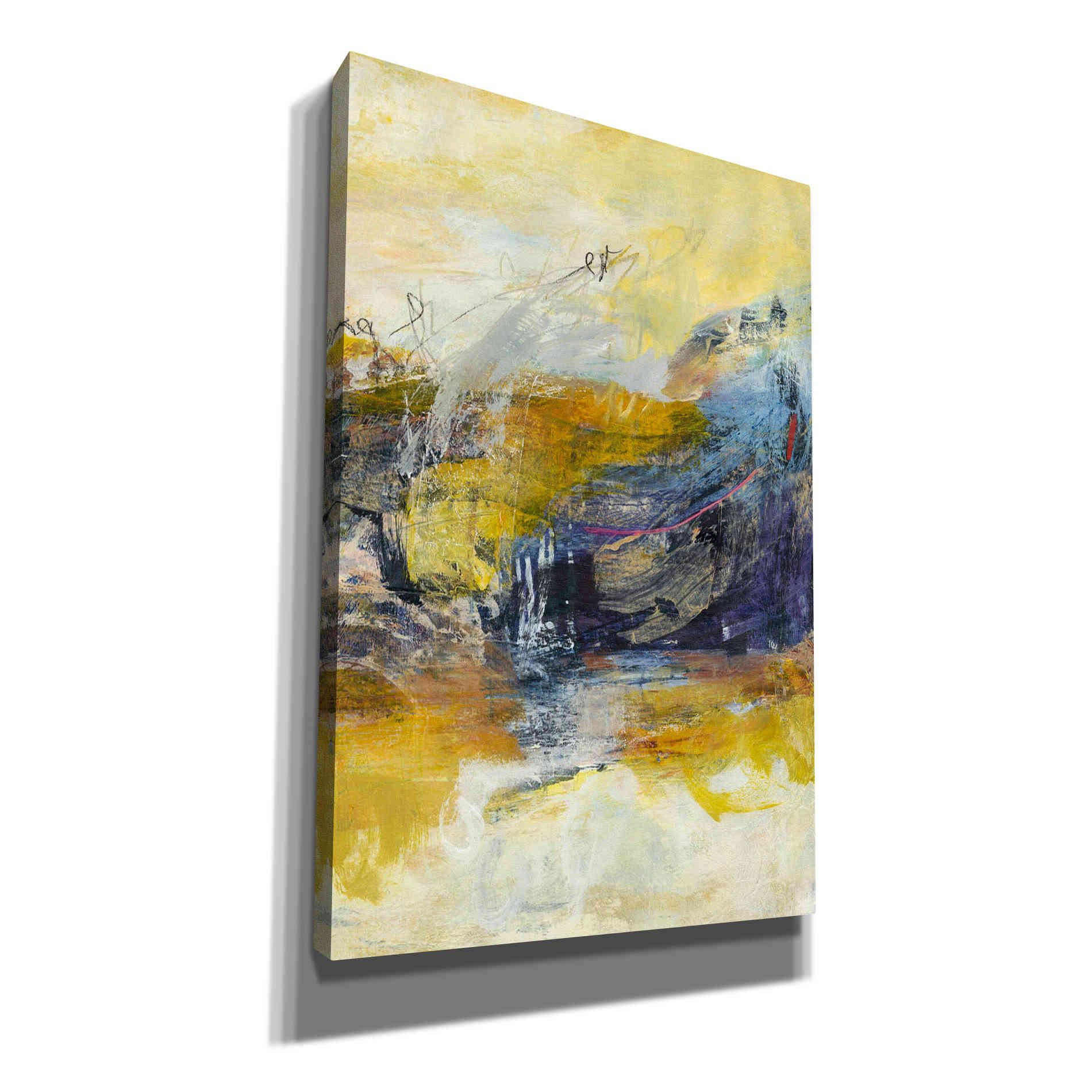 'Textured Triptych III' by Jodi Fuchs, Canvas Wall Art