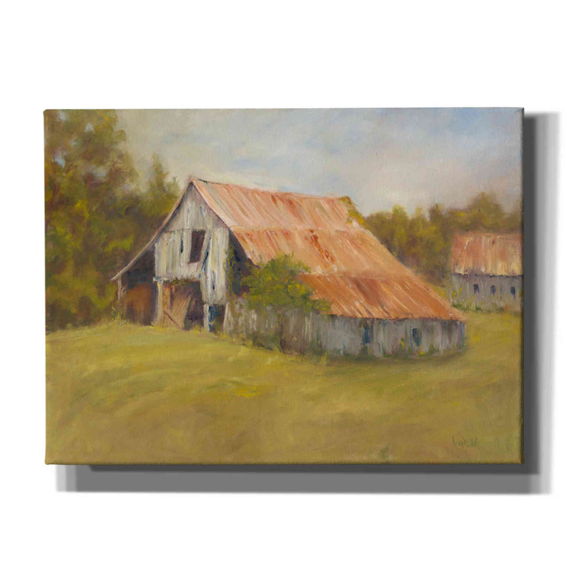 'Tin Roof' by Marilyn Wendling, Canvas Wall Art