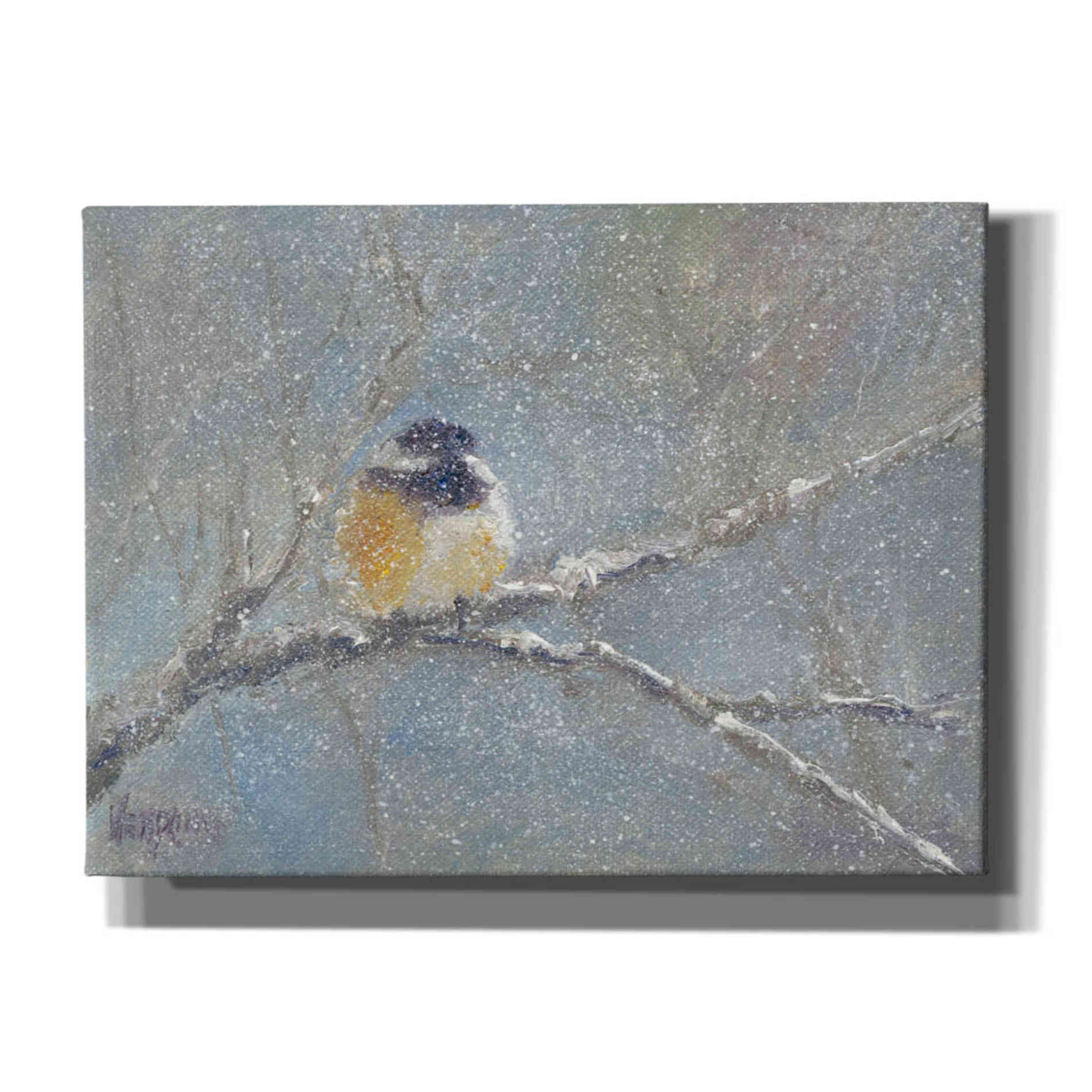 'Chance of Snow I' by Marilyn Wendling, Canvas Wall Art