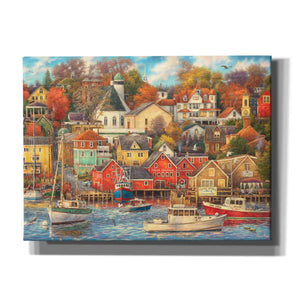 'Good Times Harbor' by Chuck Pinson, Canvas Wall Art