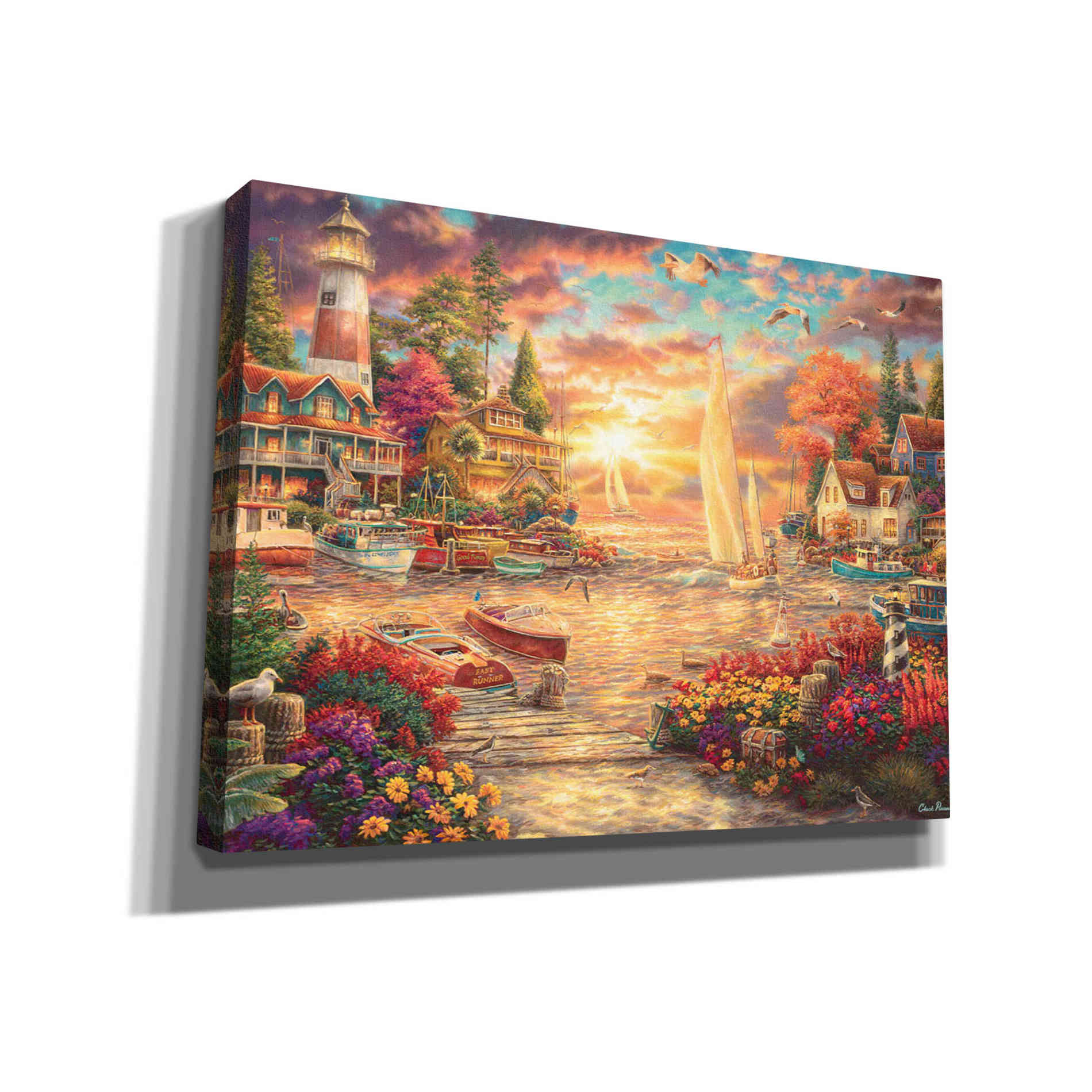'Into the Sunset' by Chuck Pinson, Canvas Wall Art