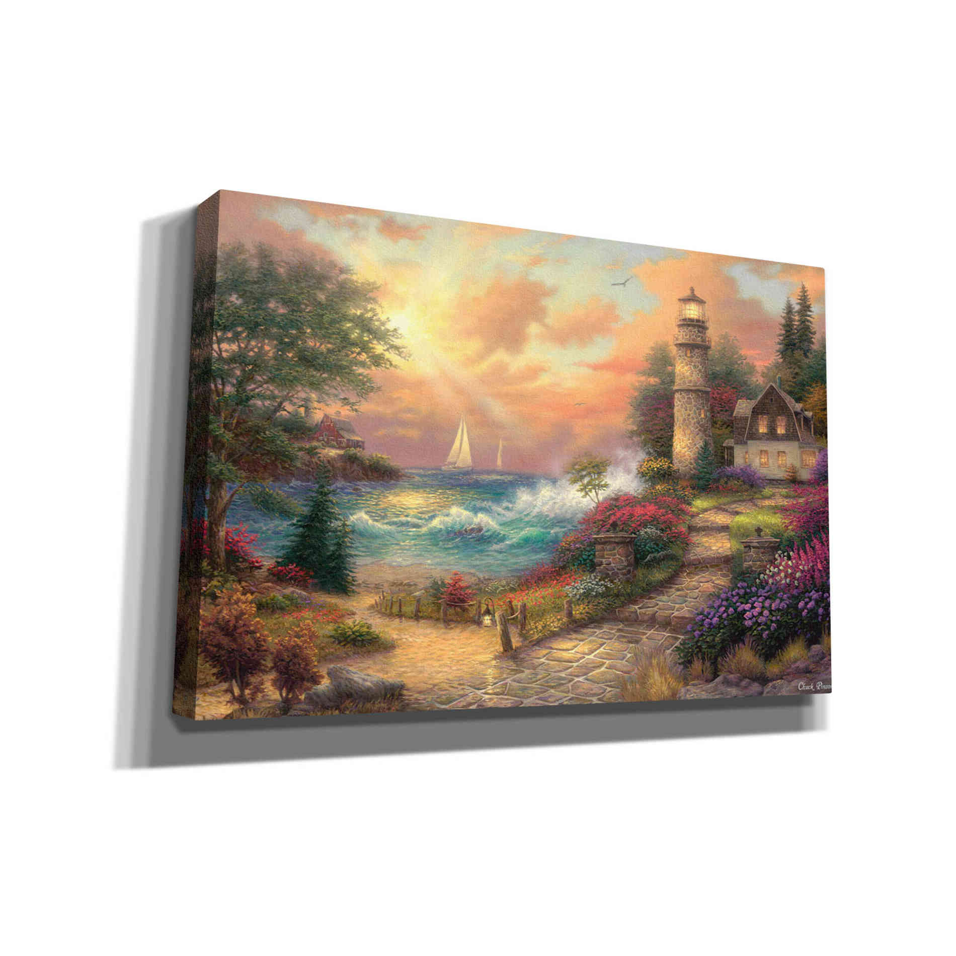 'Seaside Dreams' by Chuck Pinson, Canvas Wall Art