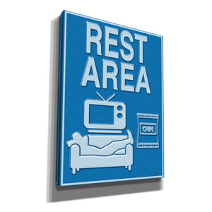'Rest Area' by Ed Wargo, Canvas Wall Art