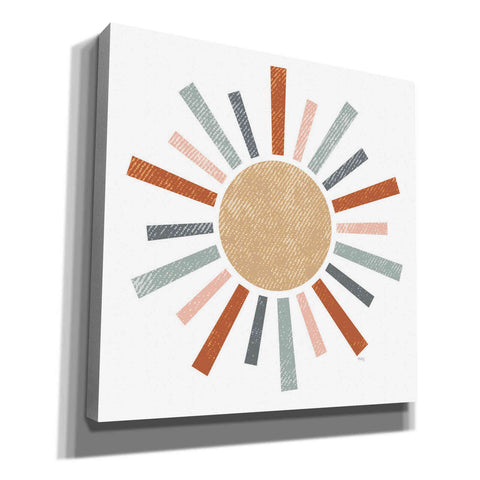 Image of 'Rustic Rainbow Sun' by Heidi Kuntz, Canvas Wall Art