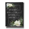 'Let Us Not Love' by Heidi Kuntz, Canvas Wall Art