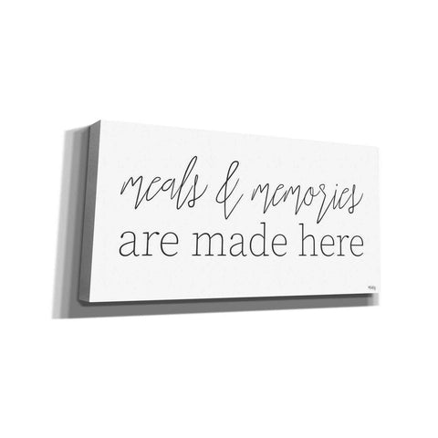 Image of 'Meals & Memories are Made Here' by Heidi Kuntz, Canvas Wall Art