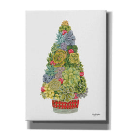 'Santa's Succulents' by Jennifer Holden, Canvas Wall Art