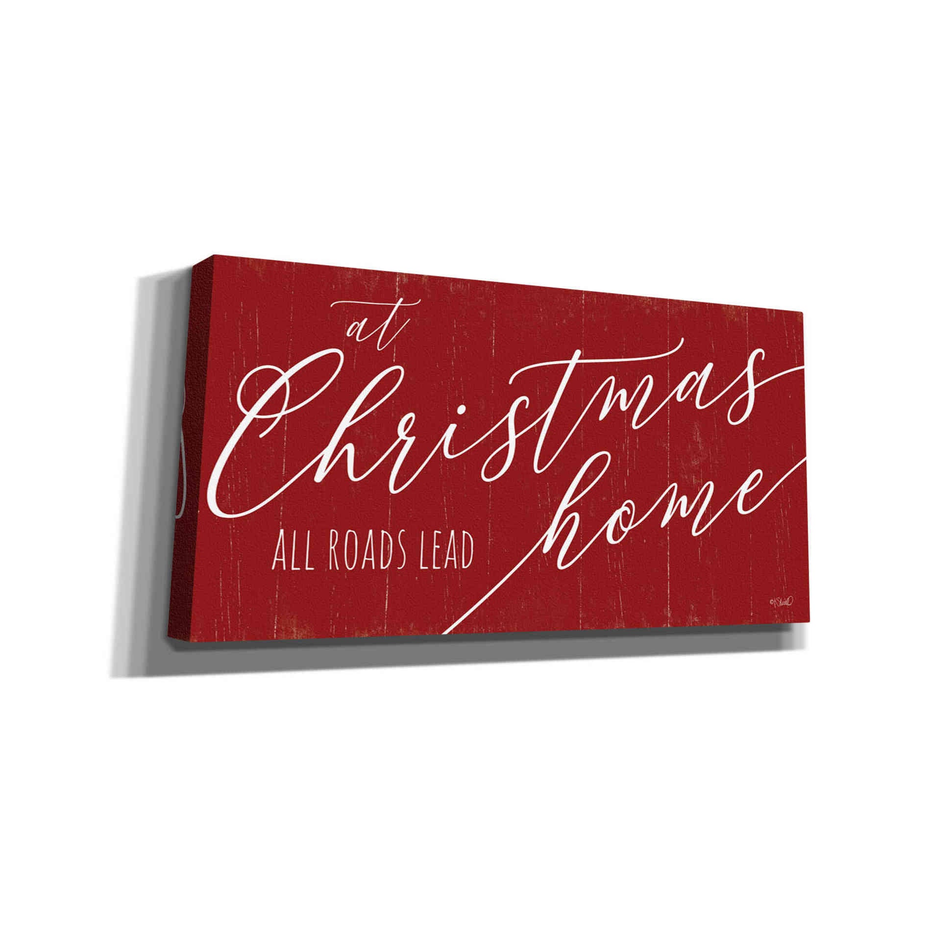 'At Christmas' by Kate Sherrill, Canvas Wall Art